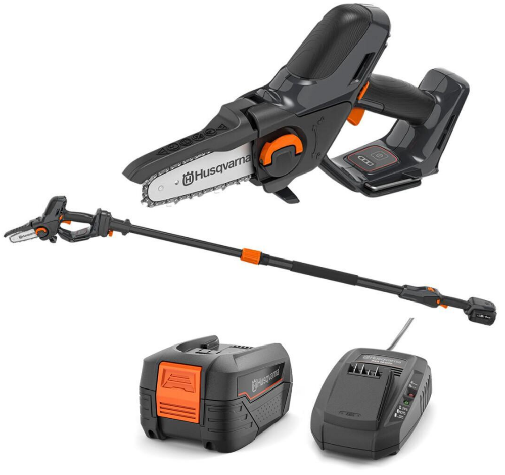 Міні-пила акумуляторна Husqvarna Aspire PE5-P4A+штанга KIT (9706214-05)